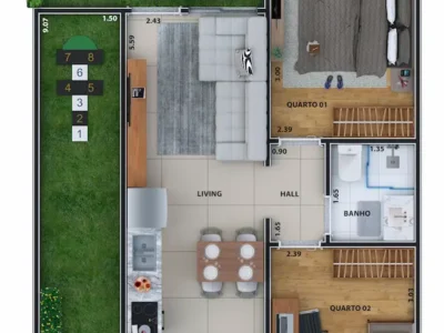 Planta-Casa-Tipo-1-Quintal-Lateral